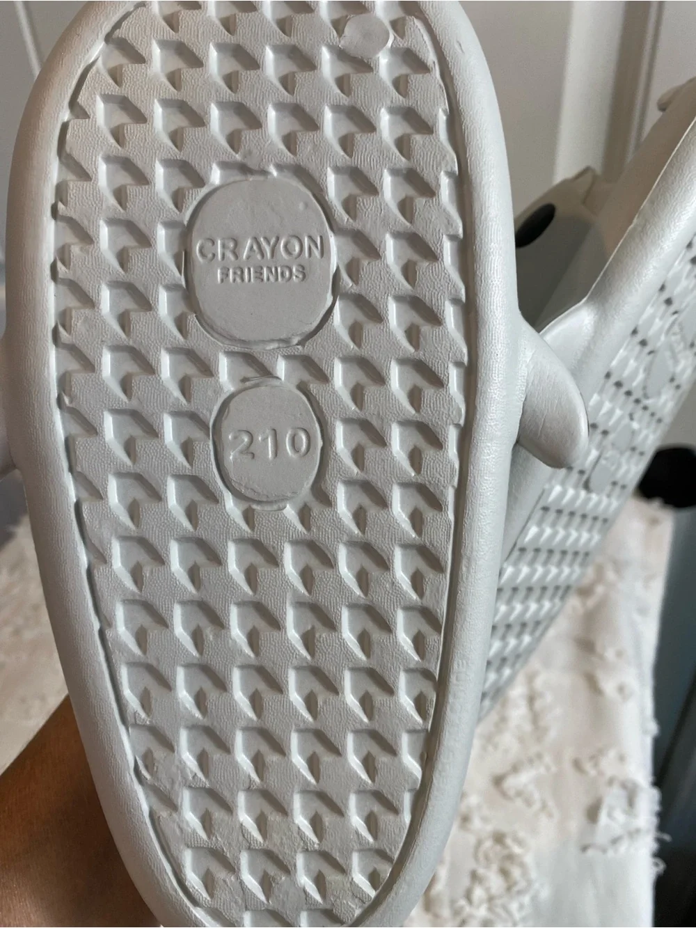 New!  Light Gray Shark Slide Sandals for Kids
